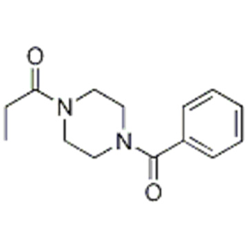 Piperazine, 1-benzoyl-4-(1-oxopropyl)- CAS 314728-85-3