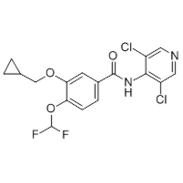 Benzamide,3-(cyclopropylmethoxy)-N-(3,5-dichloro-4-pyridinyl)-4-(difluoromethoxy)- CAS 162401-32-3