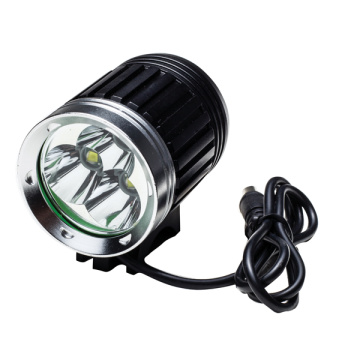 2-in-1 1650 lumen rechargeable bicycle front light