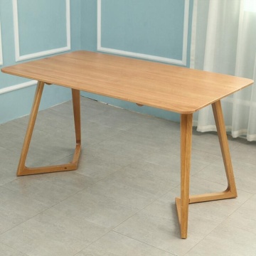 Factory Oak Dining Table Set Modern