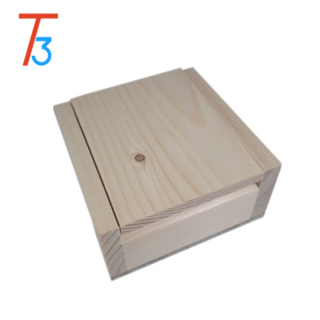 small jewelry pure color handcrafted wooden packing box gift