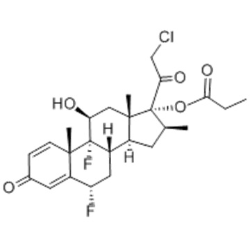 Pregna-1,4-diene-3,20-dione,21-chloro-6,9-difluoro-11-hydroxy-16-methyl-17-(1-oxopropoxy)-,( 57187078,6a,11b,16b)- CAS 66852-54-8