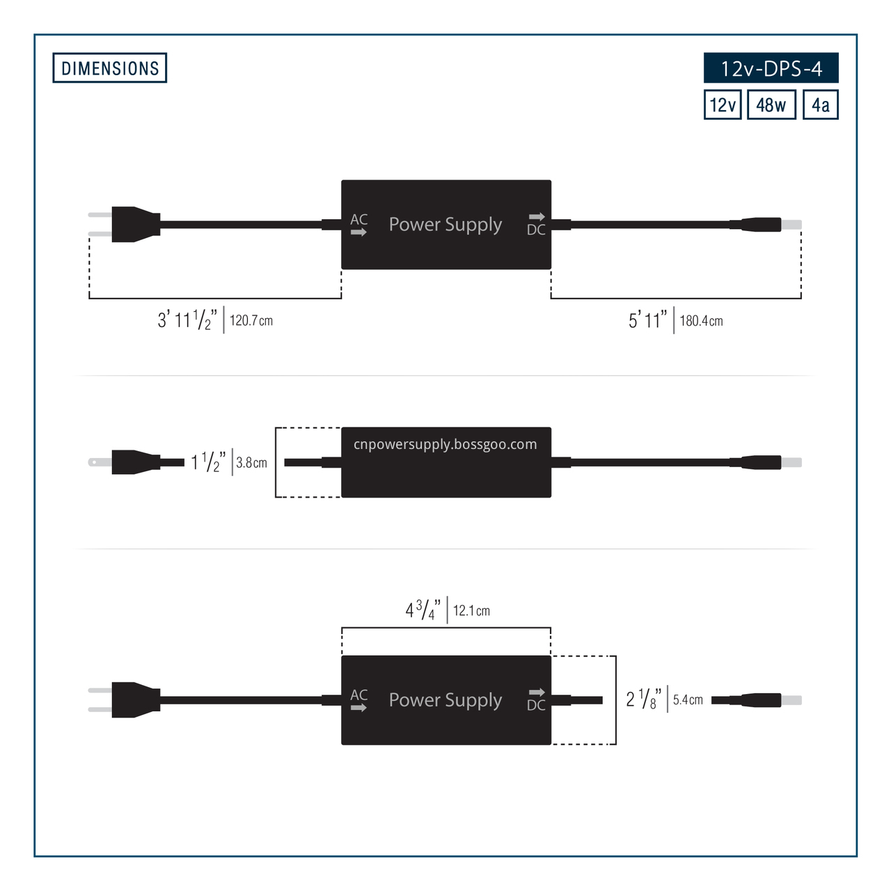 12v 4a power adapter