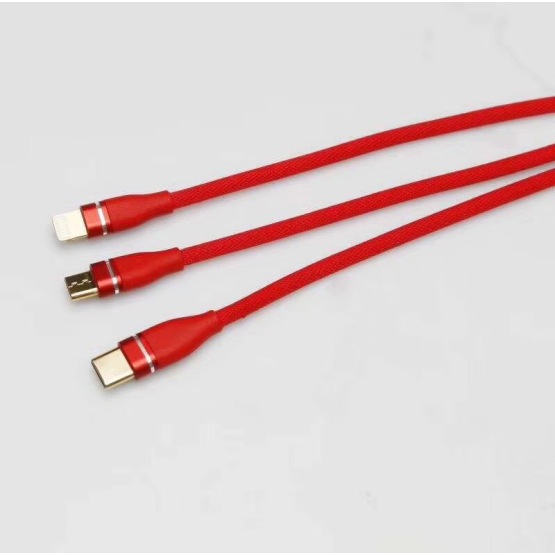 1 Drag 3 charging line USB cable