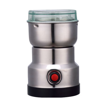 Electric stainless steel burr coffee grinder