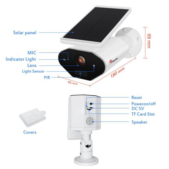 Solar Wireless Security Camera