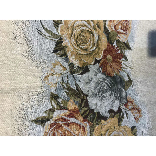 2018 Chenille large jarquard window curtain fabric