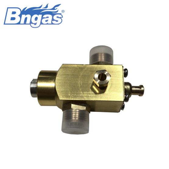 Non-adjustable large flow valve brass safety valve