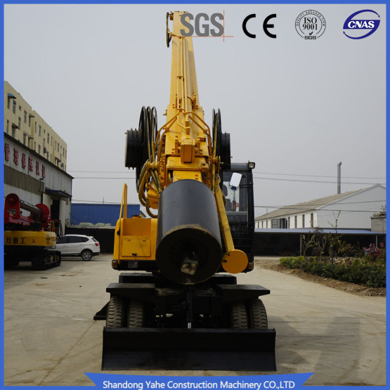 Square rod borehole drilling rig