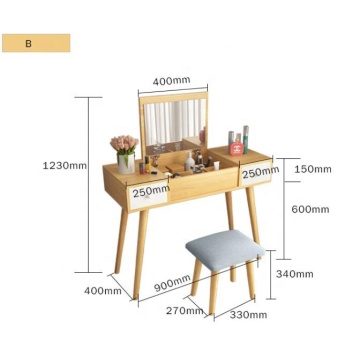 Home furniture wooden dressing table designs