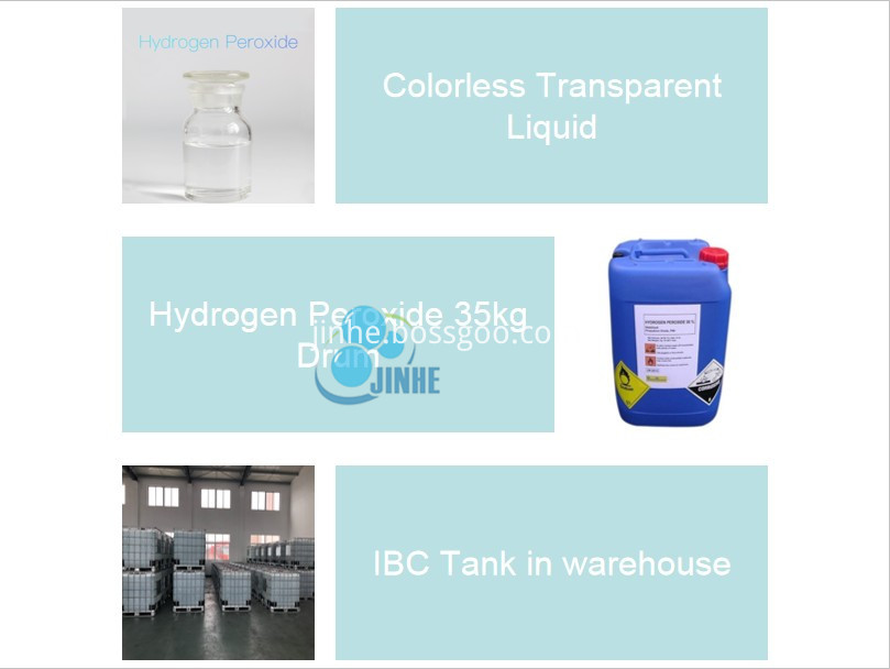 Colorless Transparent Hydrogen Peroxide H2O2 Liquid