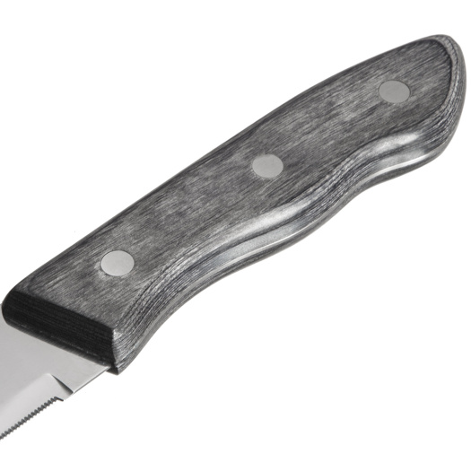 Garwin jumbo steak knife with pakka wood handle