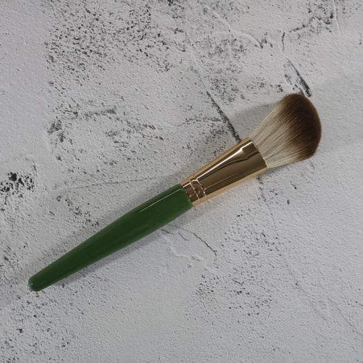 Luxury Green Natural Hair Makeup Brushes Kit