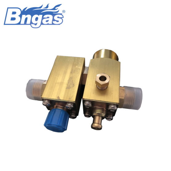 Big flowrate valve assembly commercial gas valve