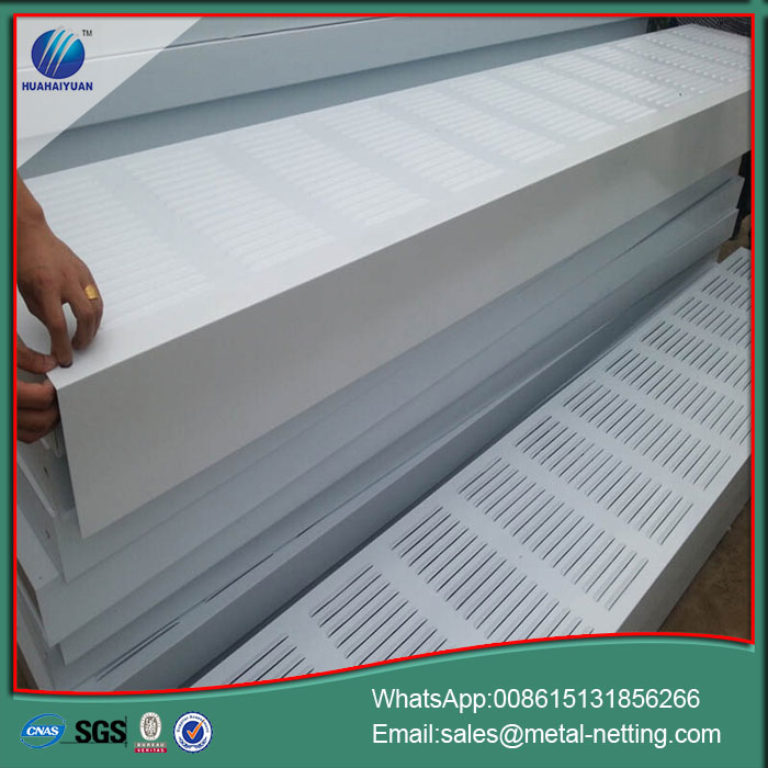highway noise barrier metal with PC panel noise barrier