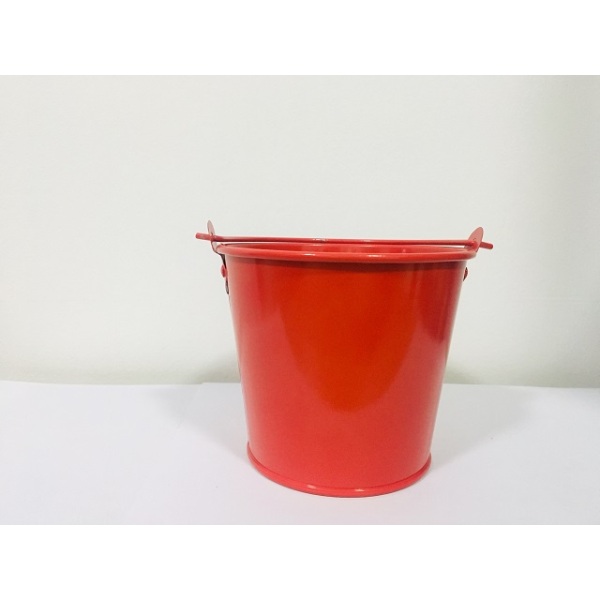 Colored Mini Metal Buckets with Handles