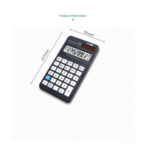 112 steps handheld calculators with two-way power