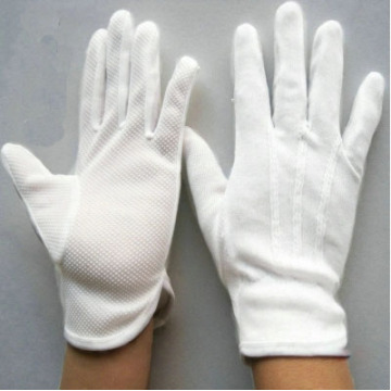 100% White Nylon Cotton Knitted Working Gloves