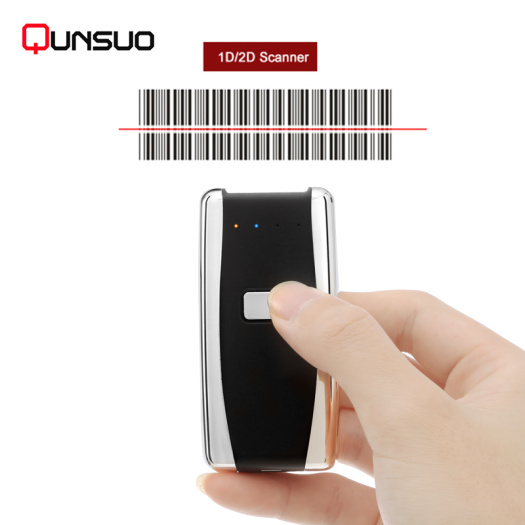 Portable Mini bluetooth barcode QR code Scanner
