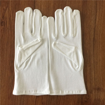 Usher White Gloves Cotton
