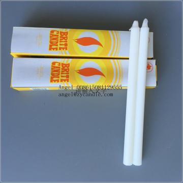 white stick church candle to LAE