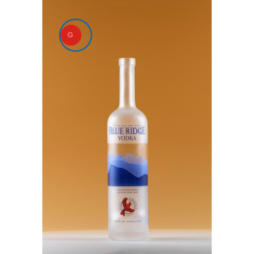 Blue Bridge Alcohol Glass Bottle