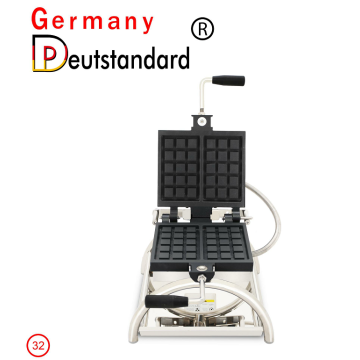 commercial electric rotary belgian waffle machine with high quality for sale