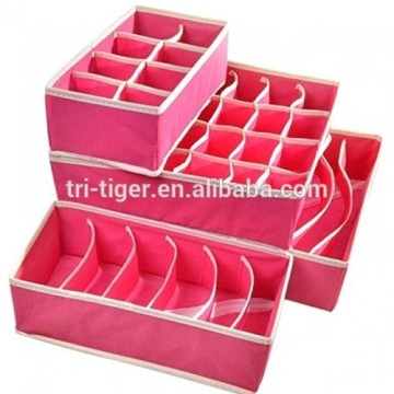 Set of 4 Foldable Drawer Dividers, Storage Boxes,Sundries Storage organizers