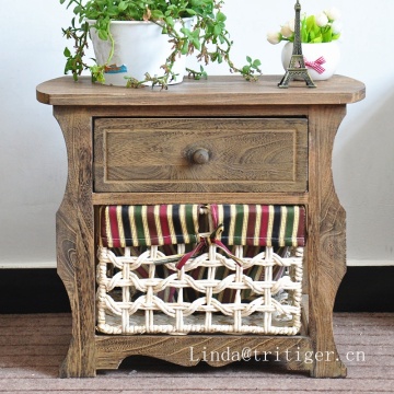 nightstands furniture wooden bedside night table shabby chic drawer console cabinet