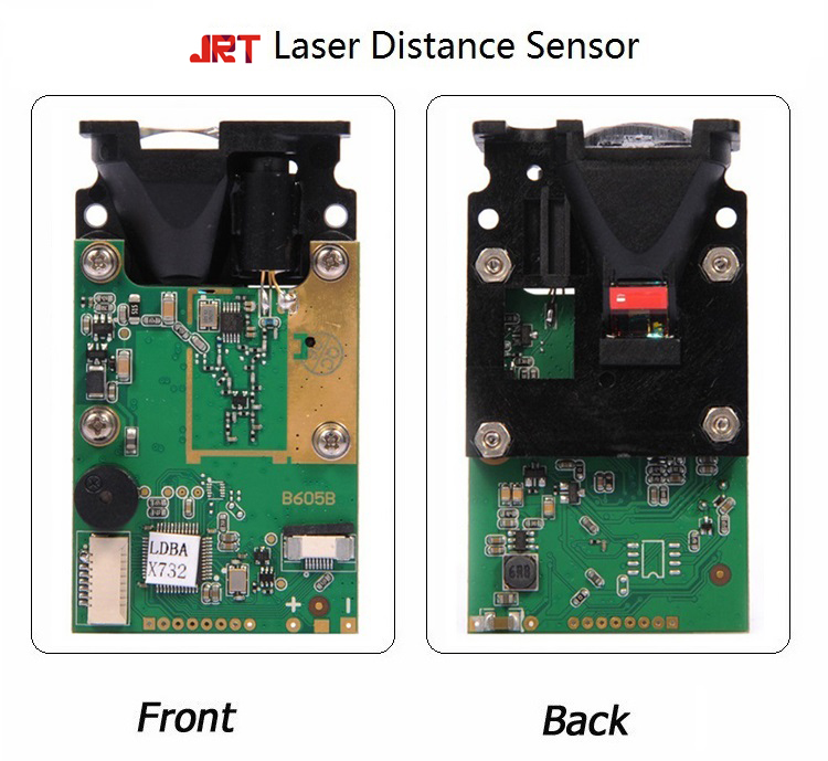 60m Serial Laser Distance Sensor Front Back