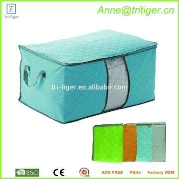 Bamboo Charcoal Quilt Storage Transparent Window Bag Quilt Storage Case Bedding Organizer