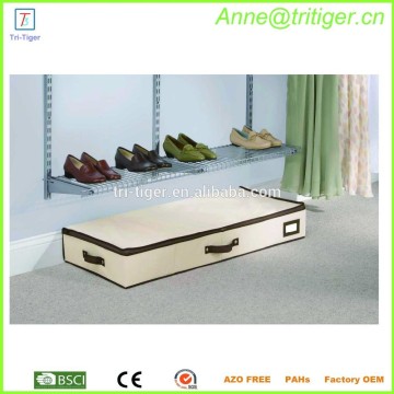 3-Handle Canvas Dustproof Under the Bed Storage Bag