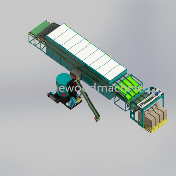 3 Deck Roller Veneer Drying Machine