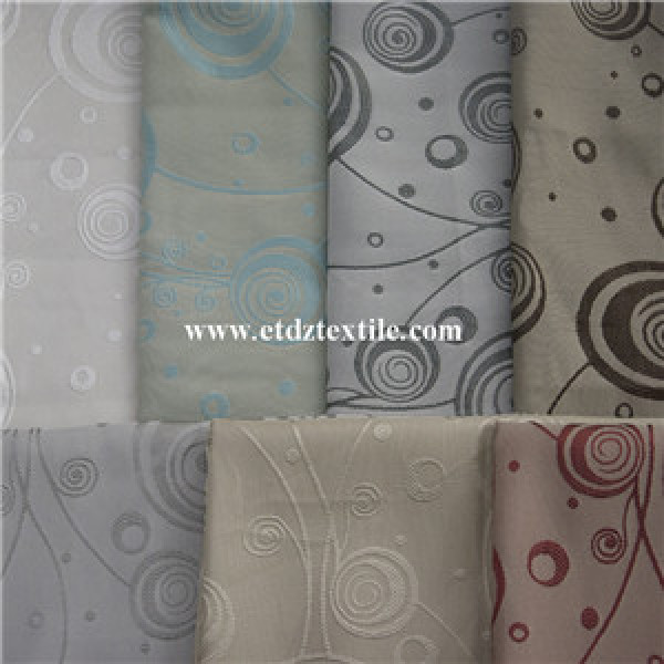High Grade of Polyester Jacquard Curtain Fabric