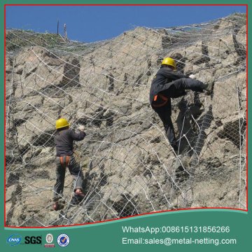 rockfall netting slope protection mesh net