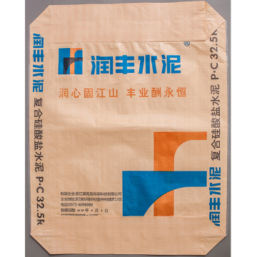 50kg Sack Kraft Paper Cement Packaging Bag