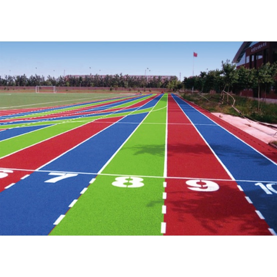 Eco-Friendly 3:1 Self-Aligned Pavement Materials   Courts Sports Surface Flooring Athletic Running Track