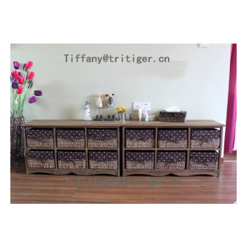 Home Wooden Furniture factory Antique Shabby Cabinet