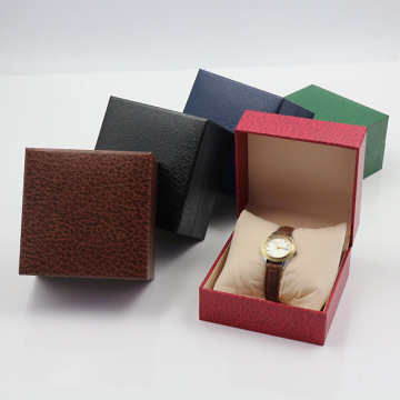 Leatherette paper high end watch box