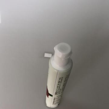 AL toothpaste tube with flip cap