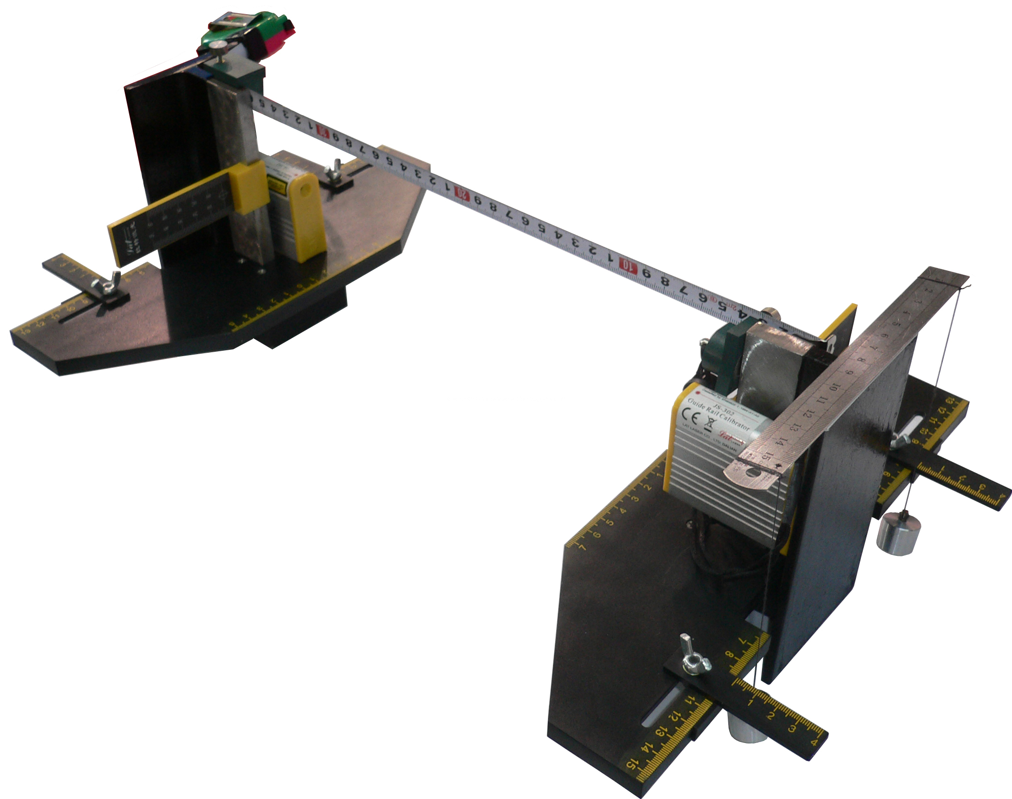 Laser Corrector for Elevator Guide Rail Installation