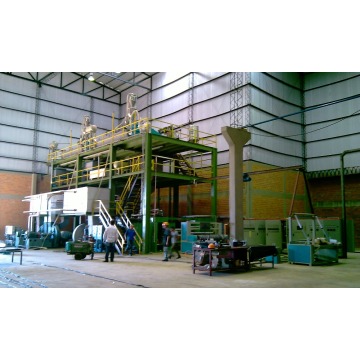 High efficiency AL-1600 SS 1600mm non woven fabric making machine with low price