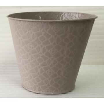 Wide mouth tin flower bucket