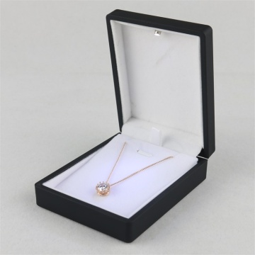 Custom logo LED light pendant jewelry box