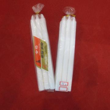 6Pcs Packing Polybag White Bougies Candle