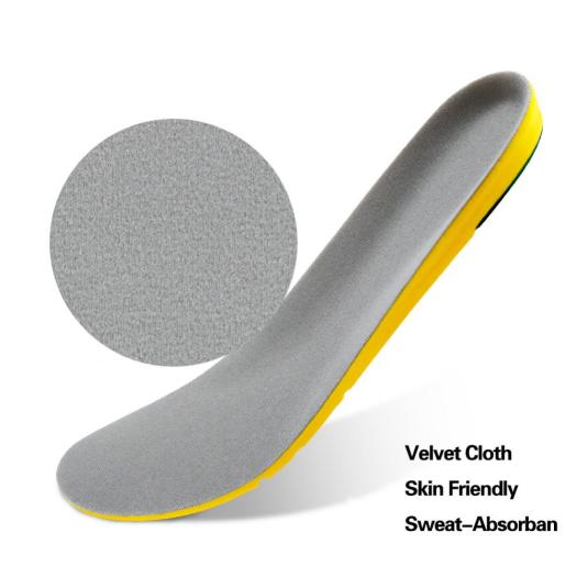 Shock-Absorb Sports Breathable PU Foam Shoe Insoles Sole