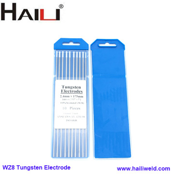 2.4mmx175mm Zirconium Tungsten Electrode WZ8