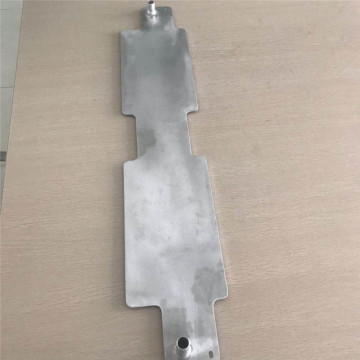 Aluminum thermal collection plate for solar panel