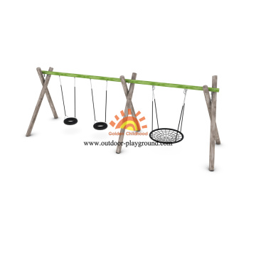 Outdoor Playground Equipment Tire Swing Set Dimensions