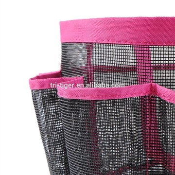 Mesh Quick Dry Shower Caddy Hanging Toiletry and Bath Organizer with 8 Storage Compartments